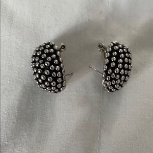 Solid sterling silver earrings